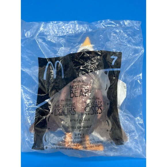 Disney McDonalds Brother Bear Sitka Eagle Toy In Original Polybag - Picture 2 of 6